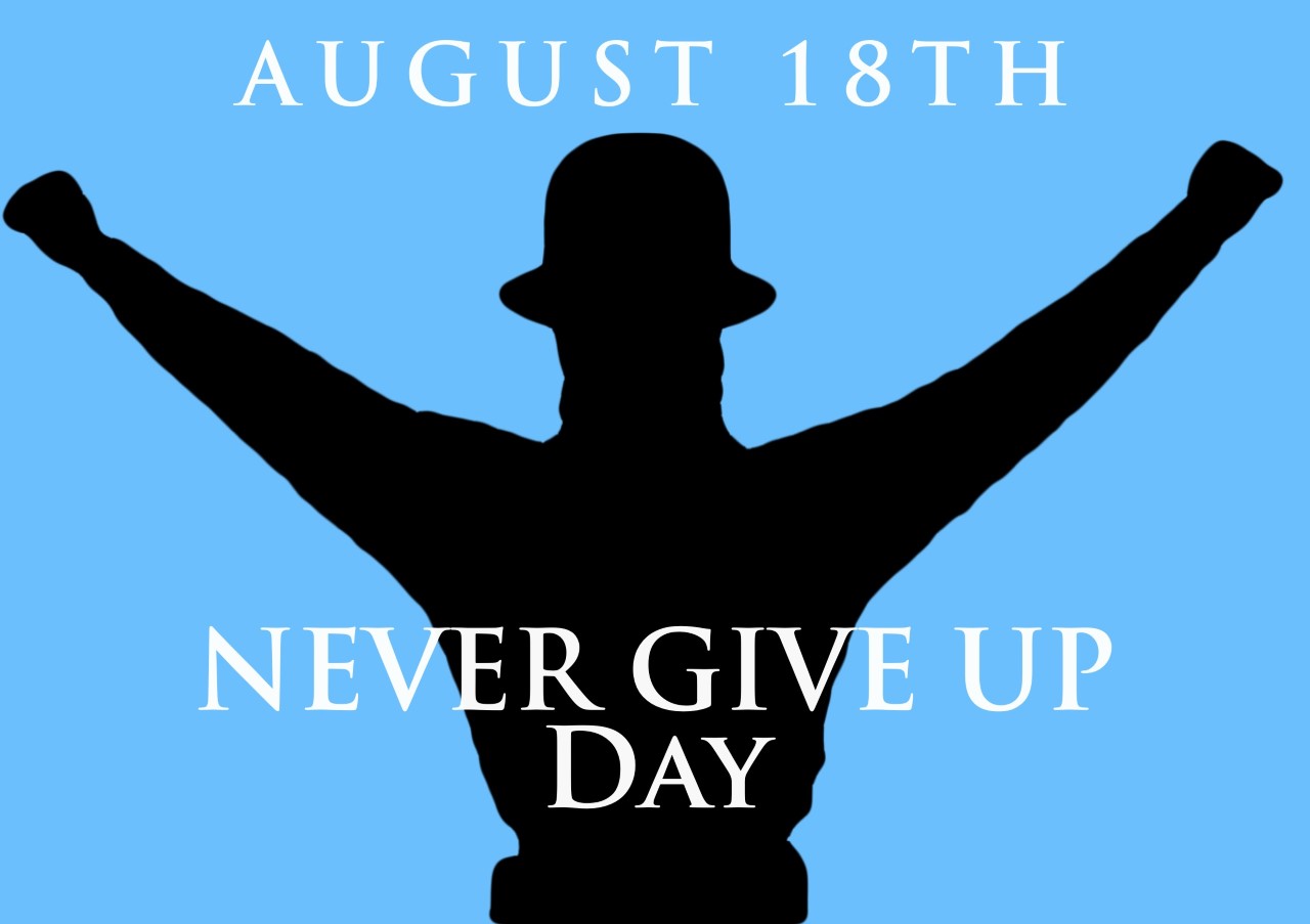 Never Give Up Day Logo